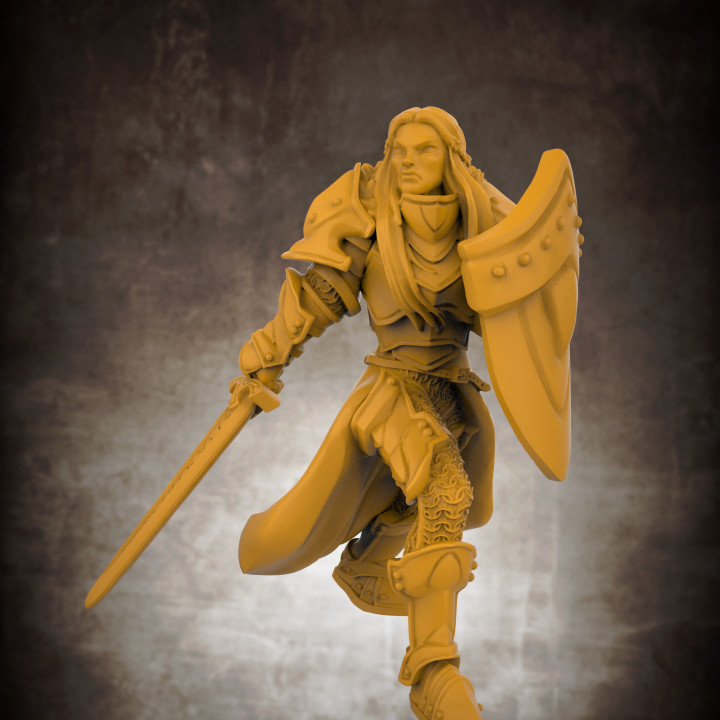 Warriors of the Cloth - Collection of Holy warriors - (32mm scale miniatures) image