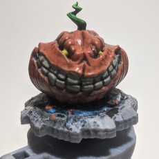 Picture of print of Evil Grinning Pumpkin Head