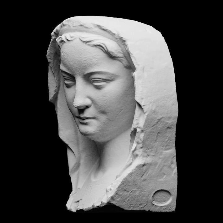 Head of a wise virgin image
