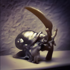 Picture of print of Snail Companion - DnD Character - 2 Poses
