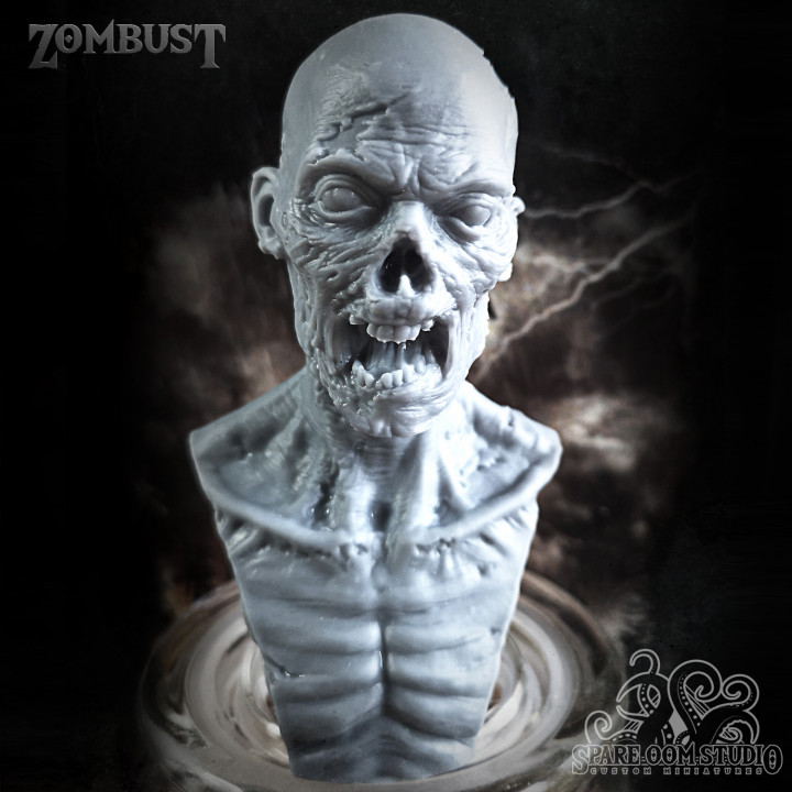 ZOMBUST! - Zombie bust (Pre-supported) image