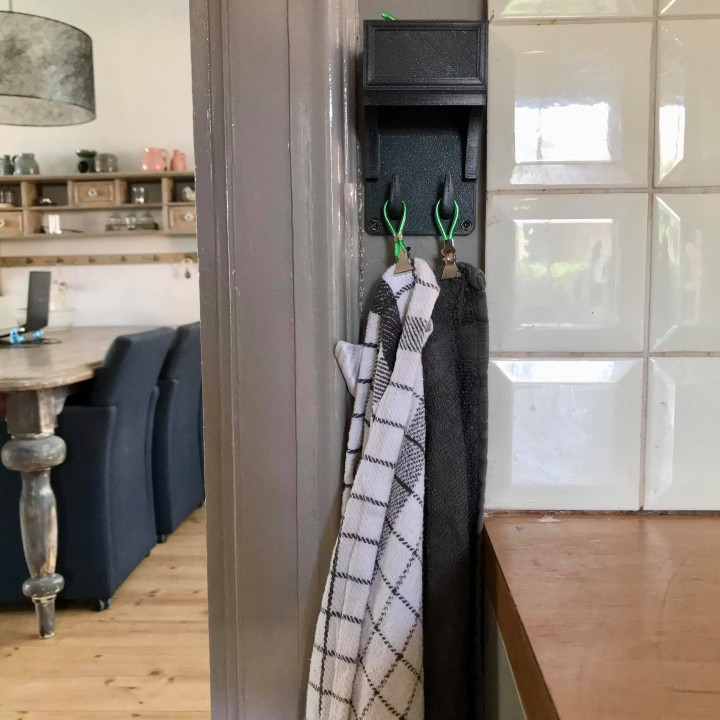 Kitchen towel hook image