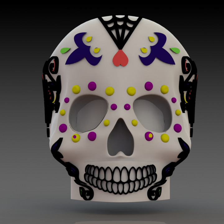 Day of the dead skull (Calaverita) image