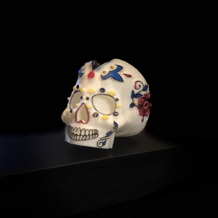 Day of the dead skull (Calaverita) image