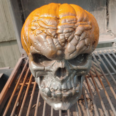 Picture of print of Free Evil Pumpkin Skull Sample
