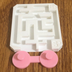 Picture of print of ALMOST IMPOSSIBLE SLIDING MAZE PUZZLE