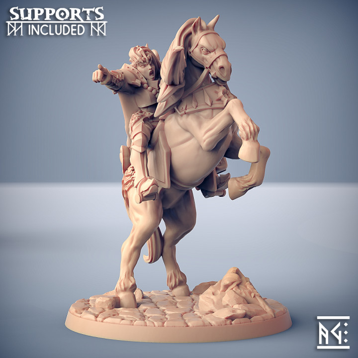Morgana on Warhorse - Fighters Guild Hero on Warhorse image