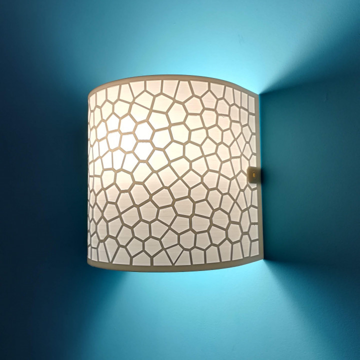 wall lamp voronoï image