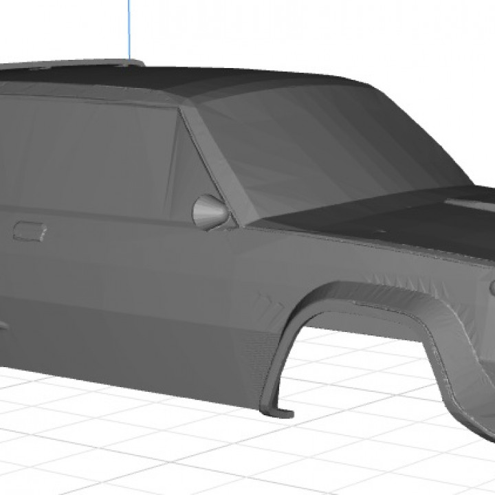 Fiat 131 Abarth / Seat 131 Abarth Body Car Printable 3D image