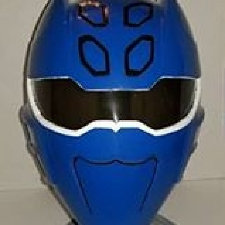 Jungle Fury Blue Ranger Helmet image