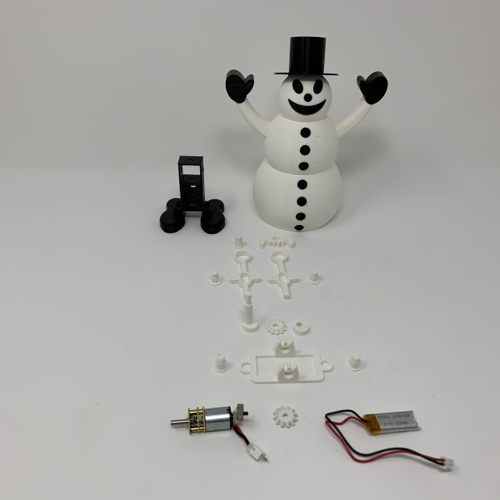 Snowman Pin Walker image