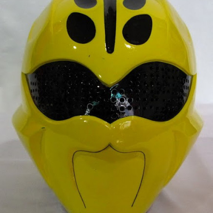 Jungle Fury Yellow Ranger Helmet image