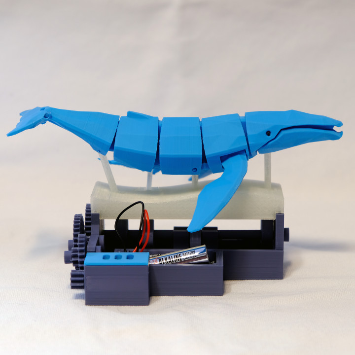 Save the Whales (DC Motor Powered Kinetic Whales) image