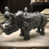Rhino print image
