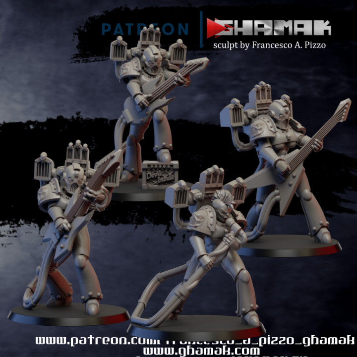 3D Printable Noise Marine squad by Ghamak