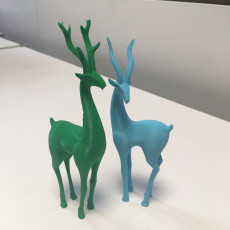 Picture of print of Deer couple decorative objects