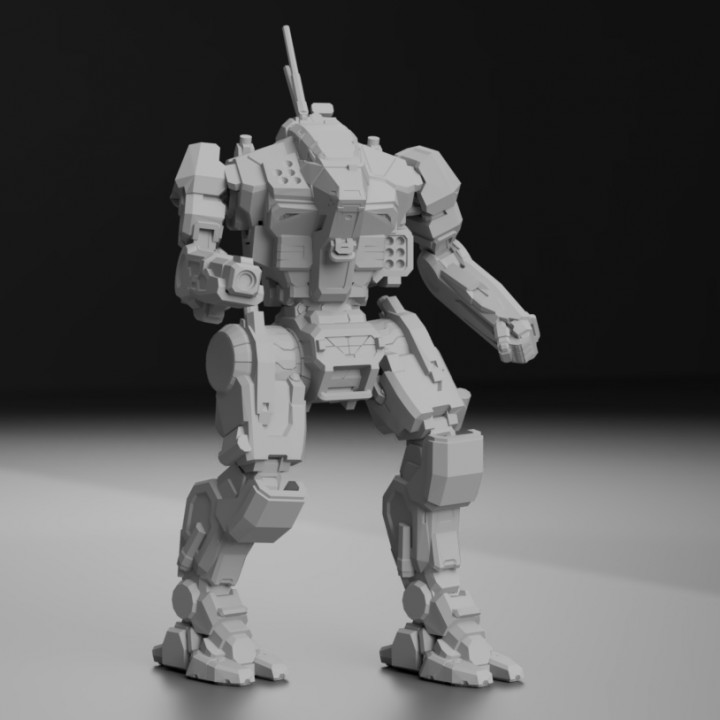 3D Printable ASN-21 Assassin for Battletech by Matt Mason