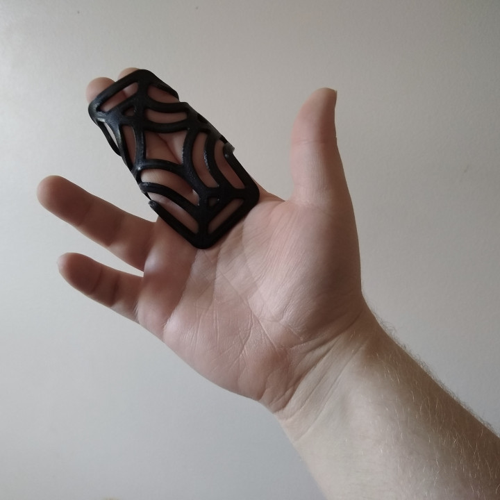 3D Printable Moldable Double Finger Splint by FFFTechnology