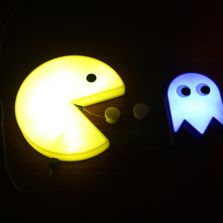 Pacman and Ghosts Night Light image