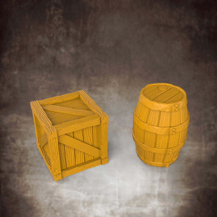 Barrel and Crate image