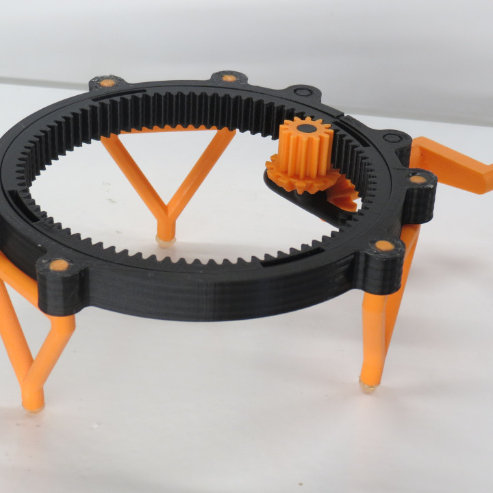 Fully 3D-printable turntable image