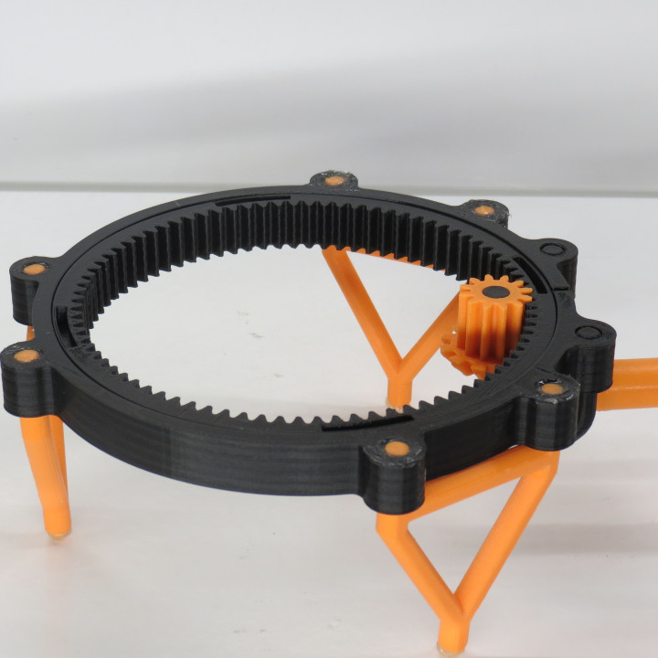 Fully 3D-printable turntable image