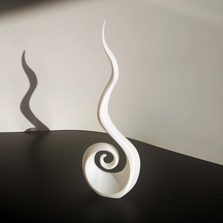 Spiral decorative flame image