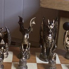 Picture of print of Dragon Chess! The Wyrm (The Rook)