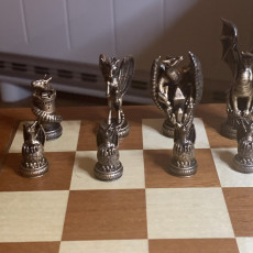 Picture of print of Dragon Chess! The Wyrm (The Rook)