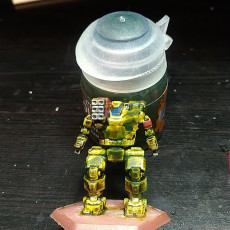 Picture of print of HBK-4P Hunchback for Battletech