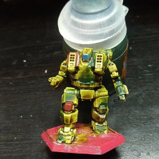 Picture of print of HBK-4SP Hunchback for Battletech