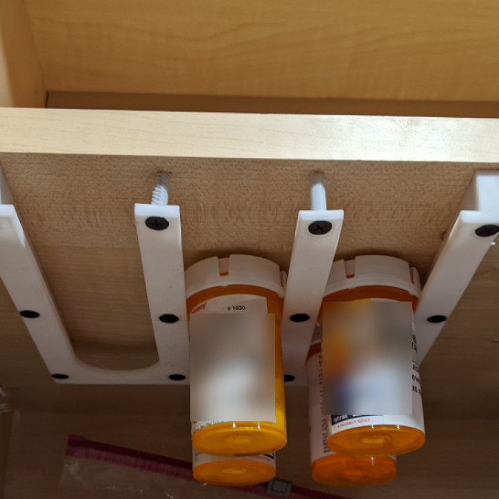 3D Printable Medicine Prescription bottle organizer by Julio