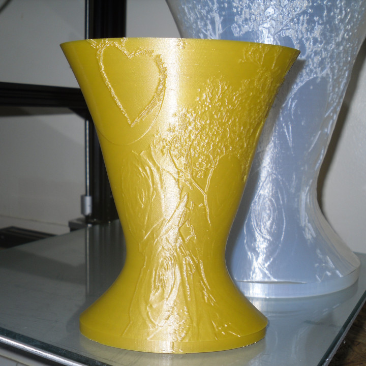 Wall hanging vase 3D print model image
