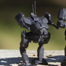 Picture of print of LCT-1V Locust for Battletech