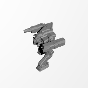 3D Printable RZK-9S Razorback for Battletech by Matt Mason