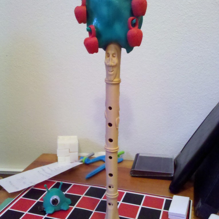 3D Printable Tree Recorder Instrument by Joseph Larson