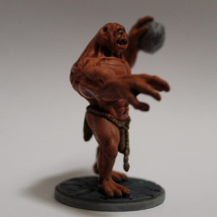 3D Printable Cyclops - 28mm miniature by BlueBoxGoblin