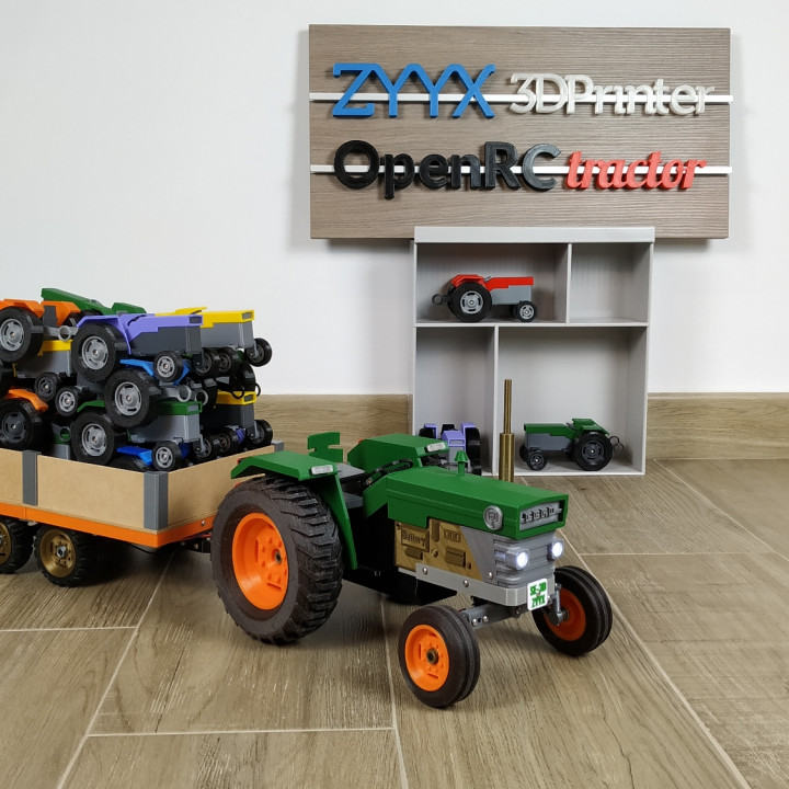 OpenRC Tractor model toy image
