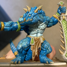 Picture of print of Zantharot the Lizard Champion