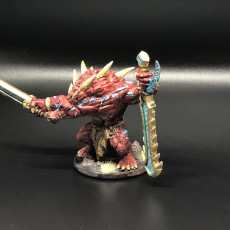 Picture of print of Zantharot the Lizard Champion