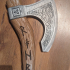 Viking axe print image