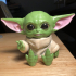 Baby Yoda print image