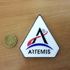 Picture of print of ARTEMIS program logo