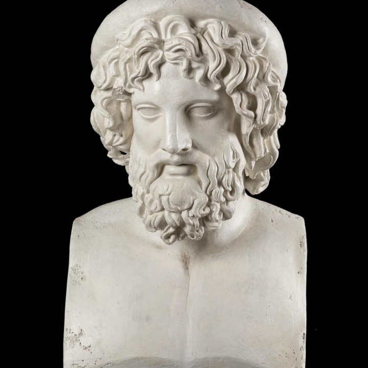 Bust of Asclepius image