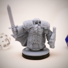 Picture of print of Dwarven Infantry 03 Miniature - pre-supported
