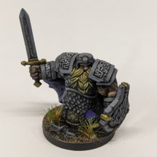 Picture of print of Dwarven Infantry 03 Miniature - pre-supported