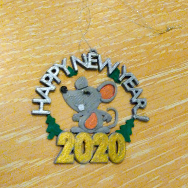 2020 mouse Christmas decorations image