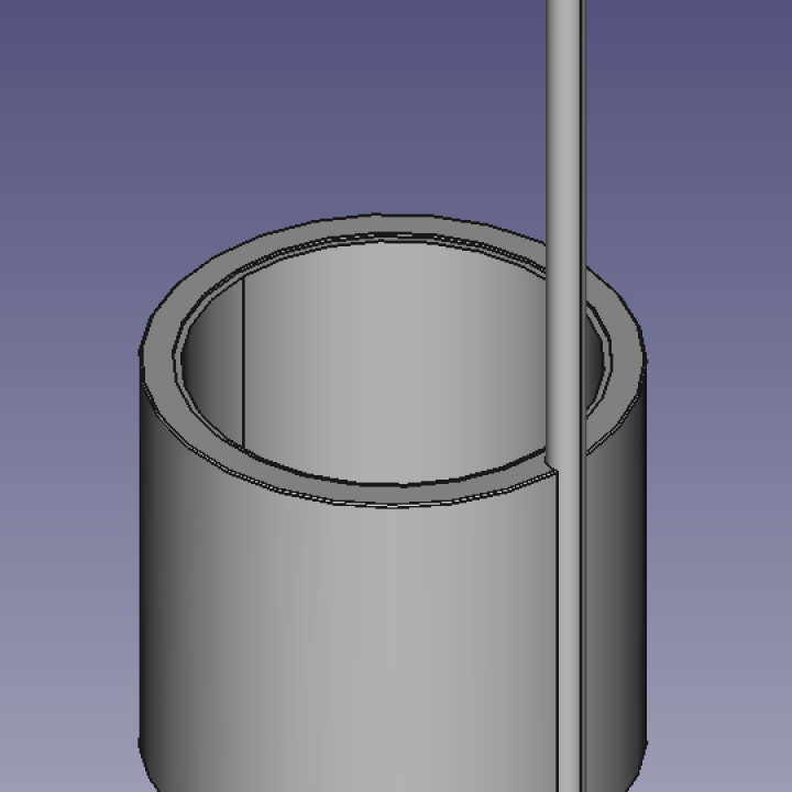 Cryogenic Dewar Flask with clamping rod image