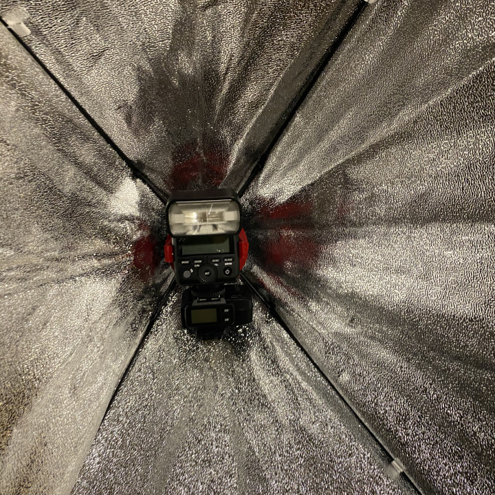 Flash mount for softbox image