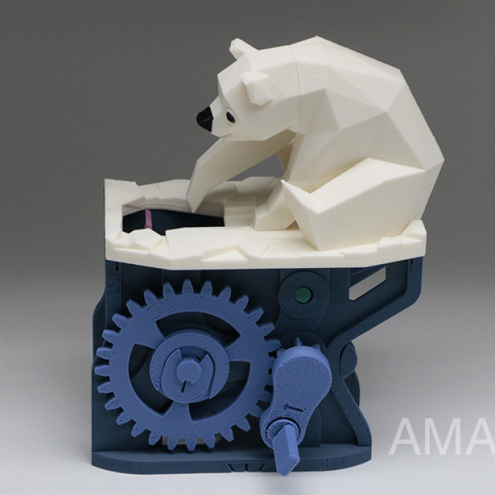 Polar Bear with Seal (automata) image